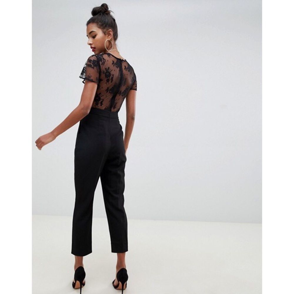 ASOS Tall Design Lace Jumpsuit